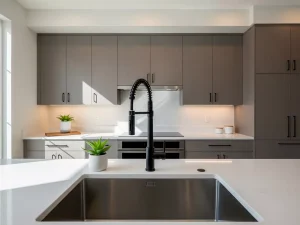 نحوه ست کردن شیرآلات با سینک و کابینت
